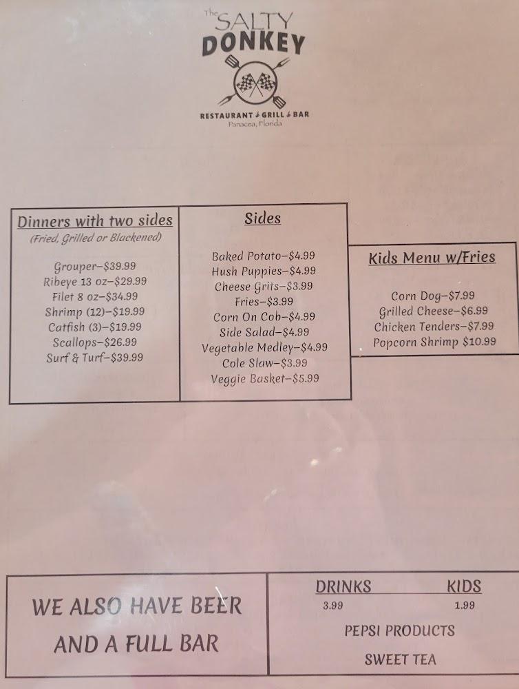 The Salty Donkey Menu image 4